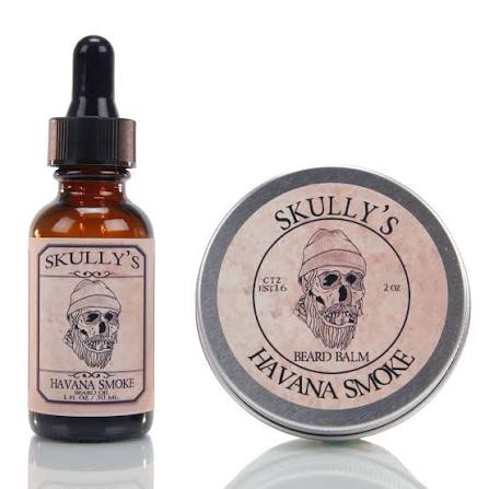 Skully's Havana Smoke beard balm and oil